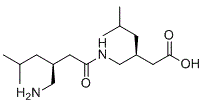 (3S)-3-({[(3S)-3-(Aminomethyl)-5-methylhexanoyl]amino}methyl)-5-methylhexanoic acid molecular structure (CAS 1083246-65-4)