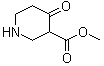 Methyl 4-piperidone-3-carboxylate molecular structure (CAS 108554-34-3)