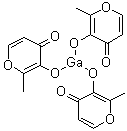 Gallium maltolate molecular structure (CAS 108560-70-9)