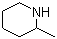 structure of CAS# 109-05-7, 2-Methylpiperidine;2-Pipecoline