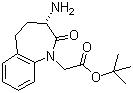 structure of CAS# 109010-60-8, S-ATBA;(S)-3-Amino-2,3,4,5-tetrahydro-2-oxo-1H-1-benazepine-1-acetic acid 1,1-dimethyl ethyl ester; tert-Butyl-3-amino-2,3,4,5-tetrahydro-2-oxo-1H-(3S)-benzazepine-1-acetate
