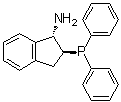 结构式 CAS# 1091606-69-7, (1S,2S)-2-(二苯基膦基)-2,3-二氢-1H-茚-1-胺