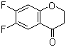 structure of CAS# 1092349-93-3, 6,7-Difluoro-2,3-dihydro-4H-1-benzopyran-4-one