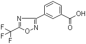 结构式 CAS# 1092400-82-2, 3-(5-(三氟甲基)-1,2,4-恶二唑-3-基)苯甲酸