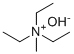 Triethylmethylammonium hydroxide molecular structure (CAS 109334-81-8)