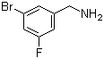 structure of CAS# 1094555-68-6, 3-Bromo-5-fluorobenzenemethanamine