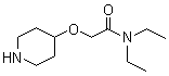 N,N-Diethyl-2-(4-piperidinyloxy)acetamide molecular structure (CAS 1097828-89-1)
