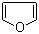 structure of CAS# 110-00-9, Furan;1,4-Epoxy-1,3-butadiene