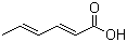 structure of CAS# 110-44-1, Sorbic acid;1,3-Pentadiene-1-carboxylic acid; Hexa-2,4-dienoic acid; 2,4-Hexadienoic acid
