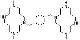 structure of CAS# 110078-46-1, Plerixafor;1,1'-[1,4-Phenylenebis(methylene)]bis-1,4,8,11-tetraazacyclotetradecane