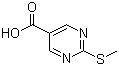 structure of CAS# 110099-94-0, 2-(Methylthio)pyrimidine-5-carboxylic acid;2-Methylsulfanylpyrimidine-5-carboxylic acid