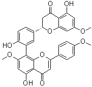 structure of CAS# 110382-42-8, Podocarpus flavanone