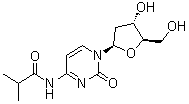 N-异丁酰基-2'-脱氧胞苷分子结构 (CAS 110522-75-3)