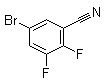 结构式 CAS# 1105665-42-6, 5-溴-2,3-二氟苯甲腈