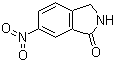 结构式 CAS# 110568-64-4, 6-硝基异吲哚啉-1-酮