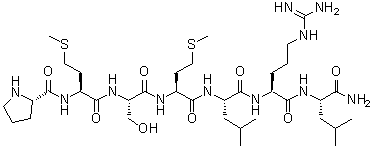 结构式 CAS# 110570-93-9, 肌调蛋白A