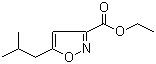 结构式 CAS# 110578-27-3, 5-(2-甲基丙基)-3-异恶唑甲酸乙酯