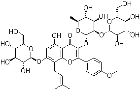 淫羊霍定 A分子结构 (CAS 110623-72-8)