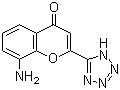 8-Amino-2-(1H-tetrazol-5-yl)-4H-1-benzopyran-4-one molecular structure (CAS 110683-22-2)