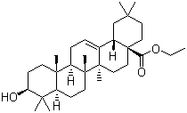 Ethyl oleanolate molecular structure (CAS 110700-49-7)