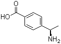 结构式 CAS# 1108683-66-4, (R)-4-(1-氨基乙基)苯甲酸