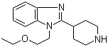 1-(2-Ethoxyethyl)-2-(4-piperidinyl)-1H-benzimidazole molecular structure (CAS 110963-63-8)