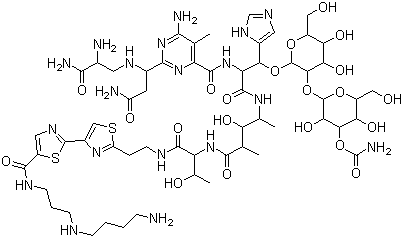 Bleomycin A5 molecular structure (CAS 11116-32-8)