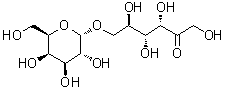 6-O-alpha-D-Galactopyranosyl-D-fructose molecular structure (CAS 111188-56-8)