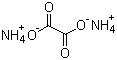 结构式 CAS# 1113-38-8, 草酸铵