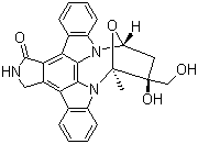 结构式 CAS# 111358-88-4, 来他替尼