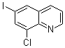 结构式 CAS# 111454-67-2, 8-氯-6-碘喹啉