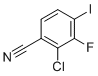 structure of CAS# 1114547-55-5, 2-Chloro-3-fluoro-4-iodobenzonitrile