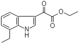 结构式 CAS# 111478-90-1, 7-乙基-alpha-氧代-1H-吲哚-3-乙酸乙酯