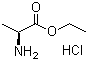 结构式 CAS# 1115-59-9, L-丙氨酸乙酯盐酸盐