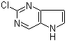 structure of CAS# 1119280-66-8, 2-Chloro-5H-pyrrolo[3,2-d]pyrimidine