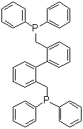 structure of CAS# 111982-81-1, 2,2'-Bis[(diphenylphosphino)methyl]-1,1'-biphenyl;BISBI; [[1,1'-Biphenyl]-2,2'-diylbis(methylene)]bis[diphenylphosphine]