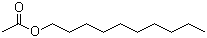 Decyl acetate molecular structure (CAS 112-17-4)