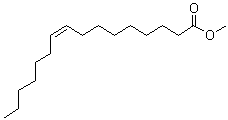 Methyl palmitoleinate molecular structure (CAS 1120-25-8)