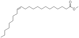 structure of CAS# 1120-34-9, Methyl 13(Z)-docosenoate;Methyl cis-13-docosenoate; Methyl erucate