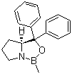 structure of CAS# 112022-81-8, (S)-2-Methyl-CBS-oxazaborolidine;(S)-3,3-Diphenyl-1-methylpyrrolidino[1,2-c]-1,3,2-oxazaborole