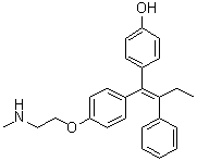 Endoxifen molecular structure (CAS 112093-28-4)