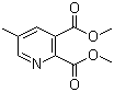 Dimethyl 5-methylpyridine-2,3-dicarboxylate molecular structure (CAS 112110-16-4)