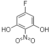 结构式 CAS# 1121585-22-5, 5-氟-2-硝基-1,3-苯二酚