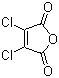 结构式 CAS# 1122-17-4, 2,3-二氯马来酸酐; 2,3-二氯顺酐; 二氯顺酐