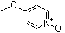structure of CAS# 1122-96-9, 4-Methoxypyridine N-oxide;4-Methoxypyridine 1-oxide; p-Methoxypyridine N-oxide