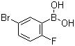 结构式 CAS# 112204-57-6, 5-溴-2-氟苯硼酸