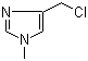 4-(Chloromethyl)-1-methyl-1H-imidazole molecular structure (CAS 112258-59-0)