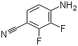 结构式 CAS# 112279-71-7, 4-氨基-2,3-二氟苯腈