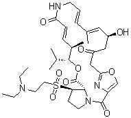 Dalfopristin molecular structure (CAS 112362-50-2)