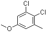 structure of CAS# 112369-07-0, 5-Methoxy-2,3-dichlorotoluene;1,2-Dichloro-5-methoxy-3-methylbenzene